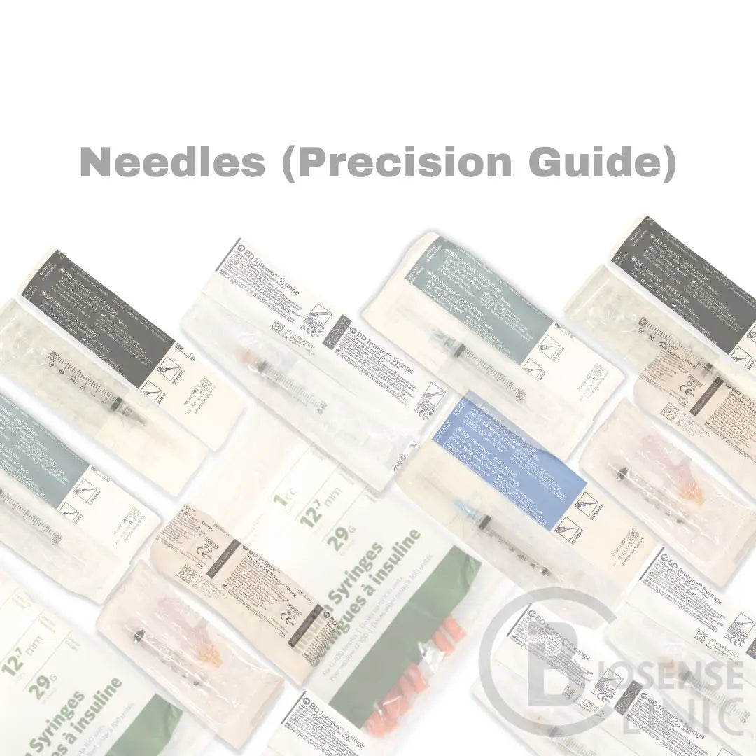 Purchase Quality Needles (Precision Glide) 1 inch, 5/8 inch, or 1/2 inch at BuyB12Injection.com.