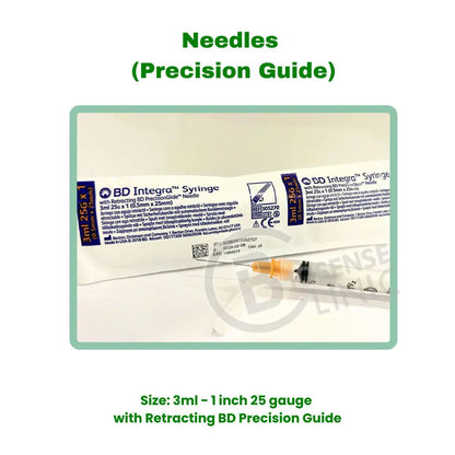 Purchase Quality Needles (Precision Glide) 1 inch, 5/8 inch, or 1/2 inch at BuyB12Injection.com.
