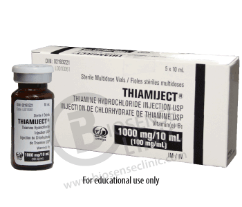 Vitamin B1 Injection - 100 mg/ml - BuyB12injection.com